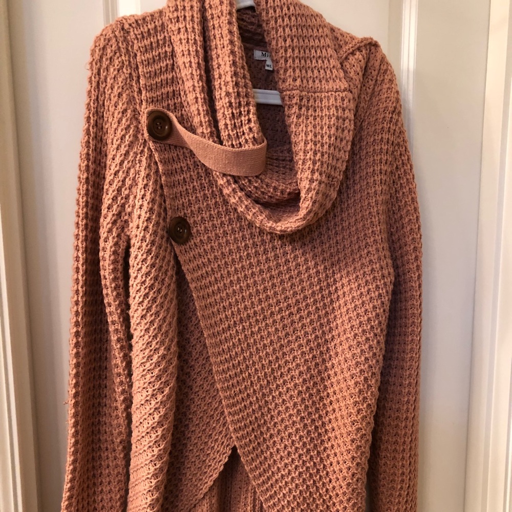 Mauve Color Chunky Sweater - image 1